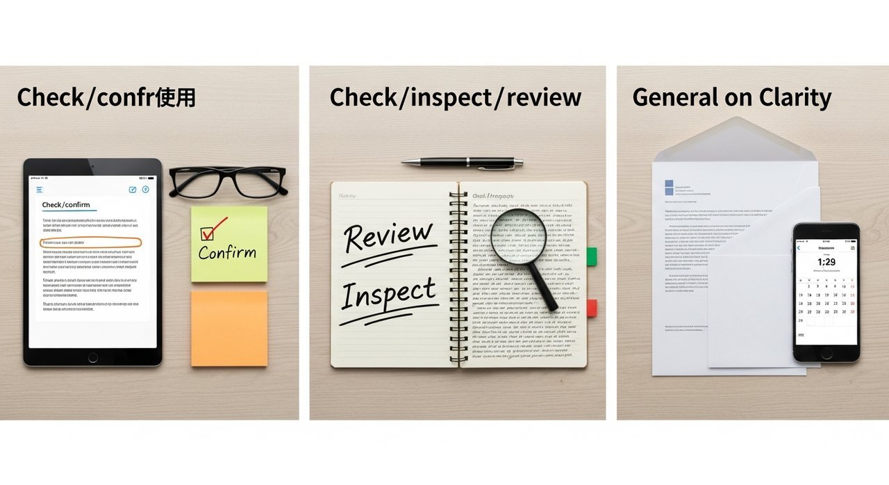 확인하다'와 '점검하다' 업무 메일에서 올바른 표현 3가지 팁
