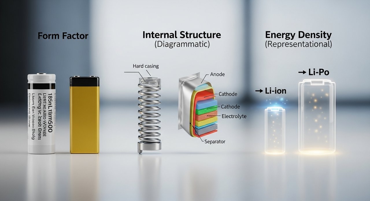 리튬이온과 리튬폴리머 차이: 3가지 핵심 비교 총정리